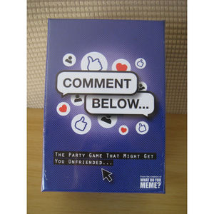 Comment Below  Party Game by What Do You Meme? Adult Party Game New